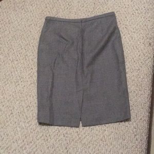 J crew gray skirt